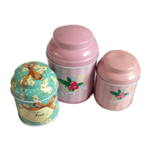 Colorful Heart Shape Small Gifts Packaging Tin Box